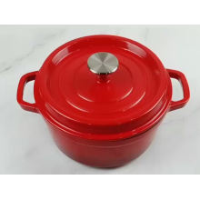 enameled metal dishes cooking pot deep Casserole